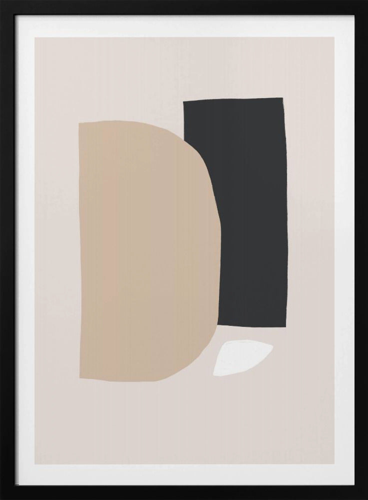 Geometric Shapes In Neutral Tones | Poster