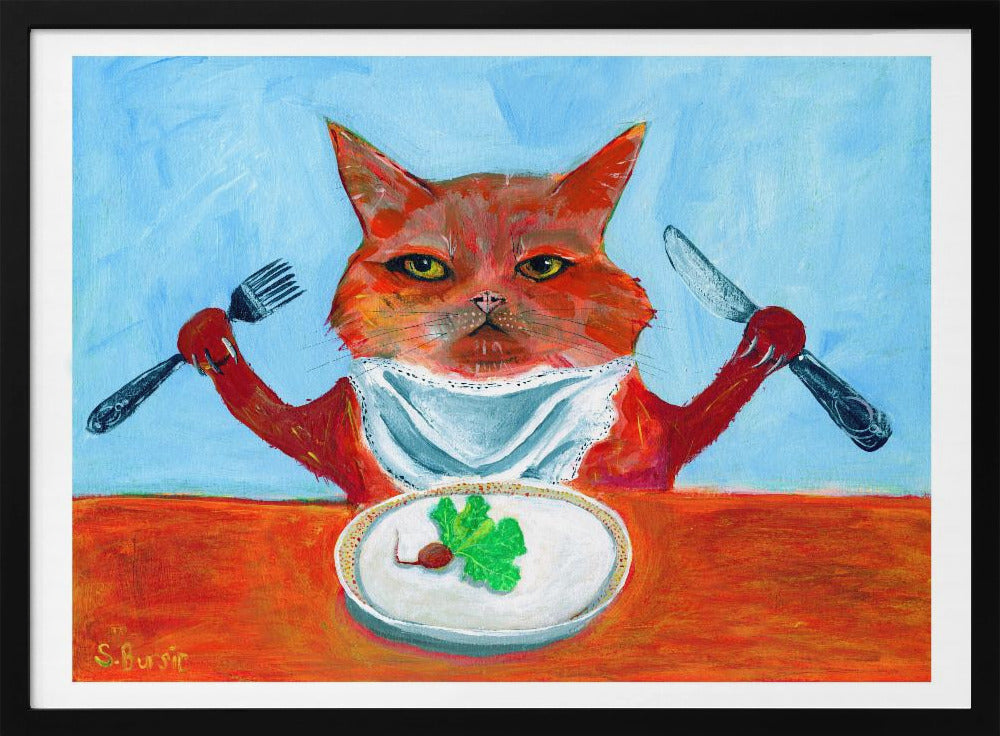 Vegan Cat | Poster