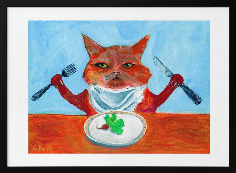 Vegan Cat | Poster