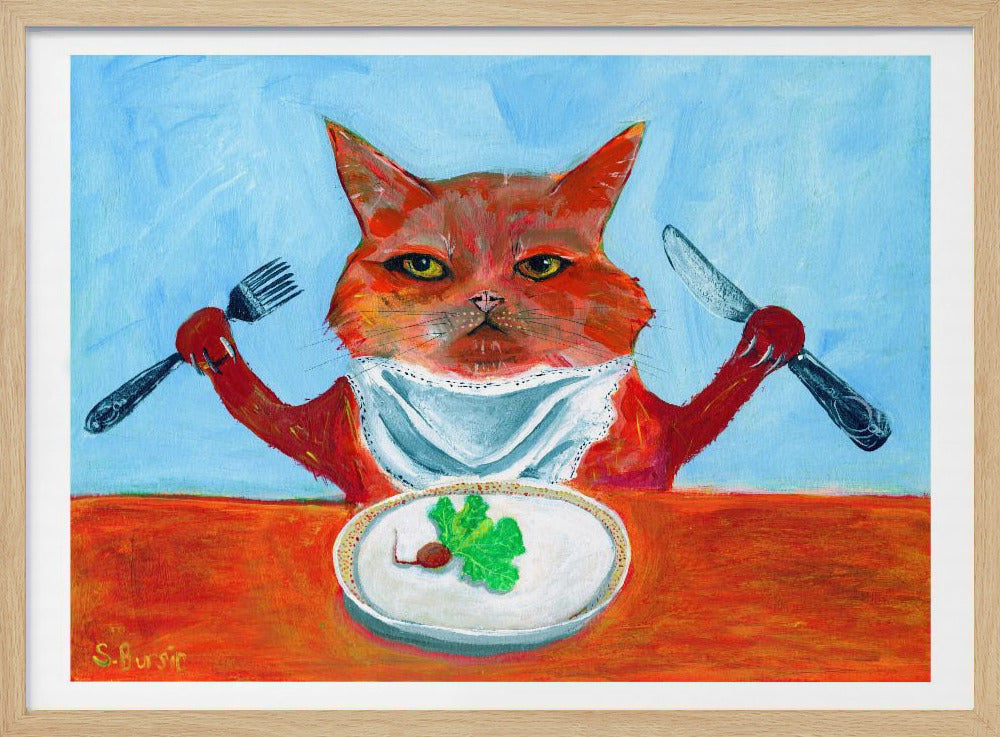 Vegan Cat | Poster