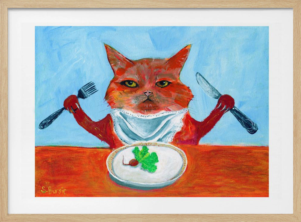 Vegan Cat | Poster