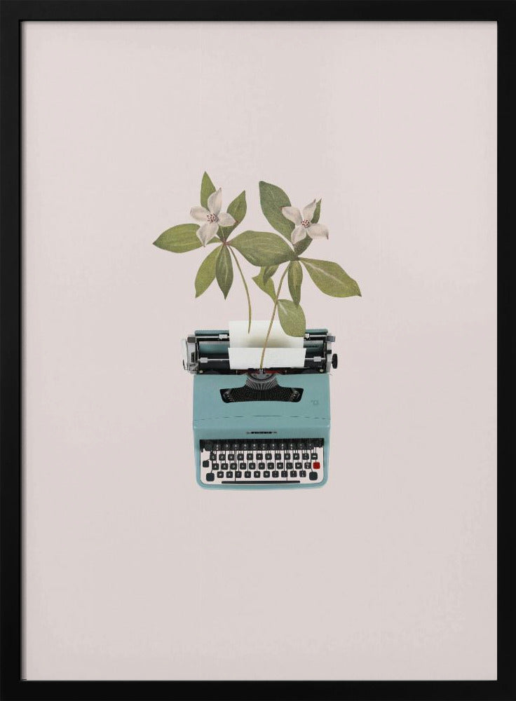 Botanical typewriter | Poster
