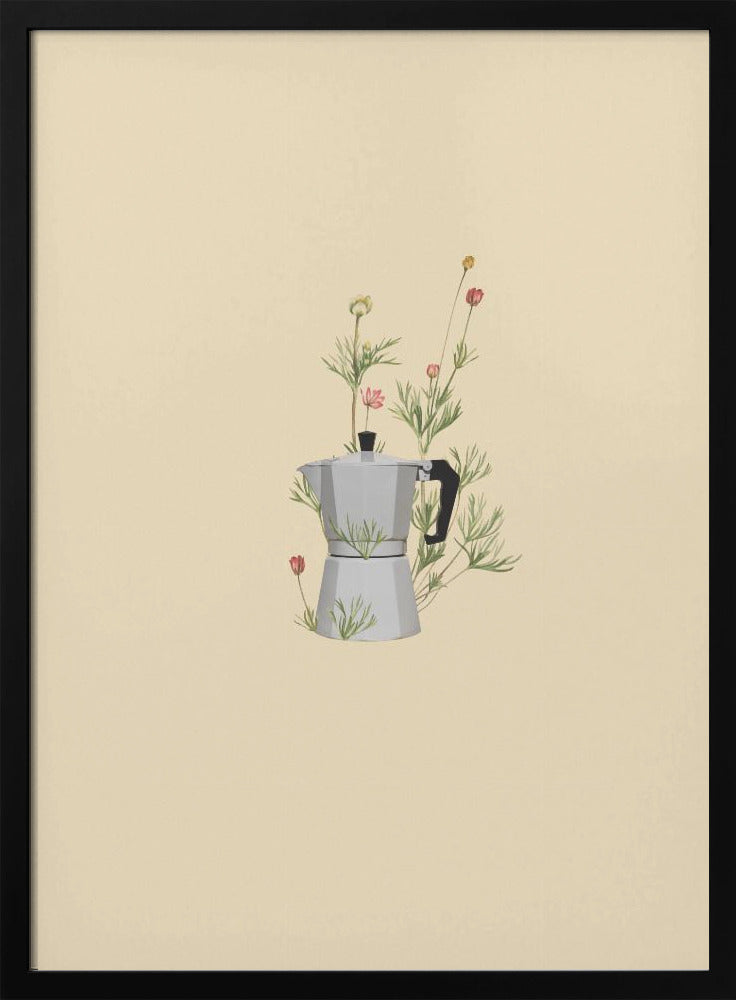 Floral moka express | Poster