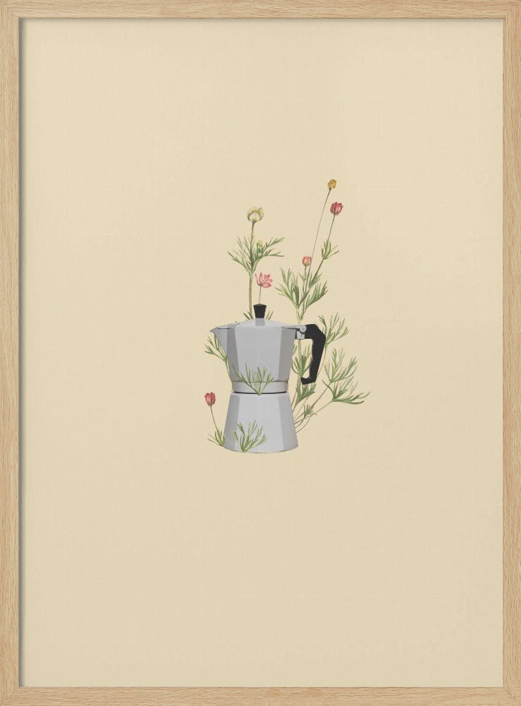 Floral moka express | Poster
