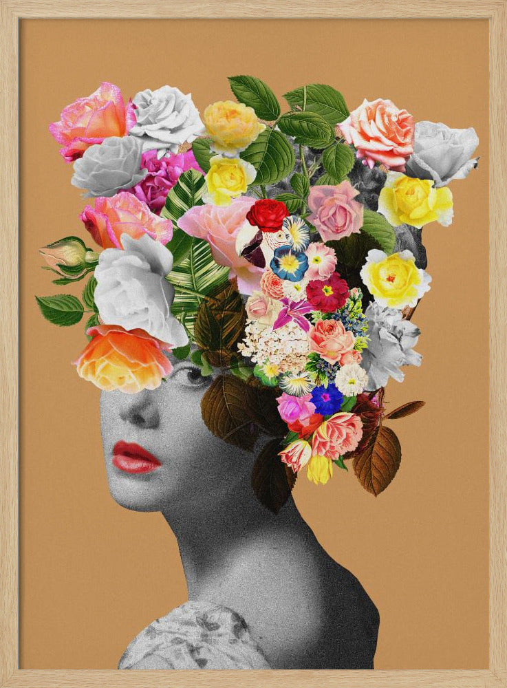 Floral portrait | Poster