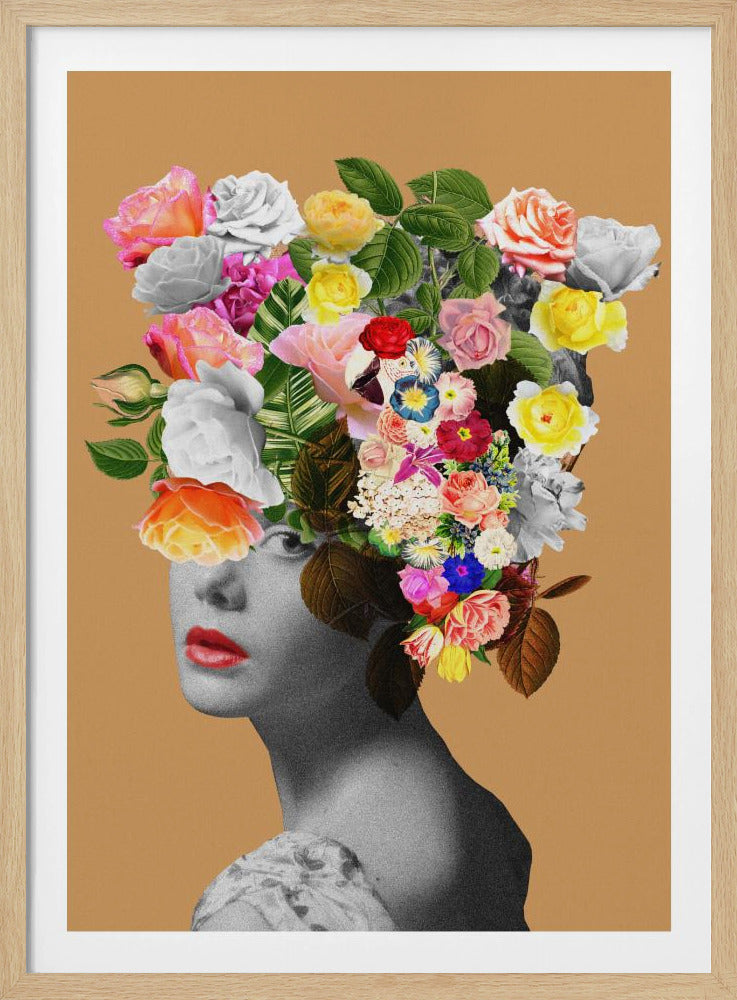 Floral portrait | Poster