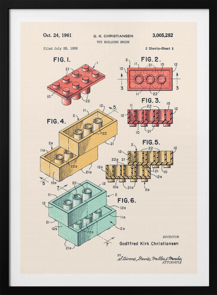Lego Colors | Poster