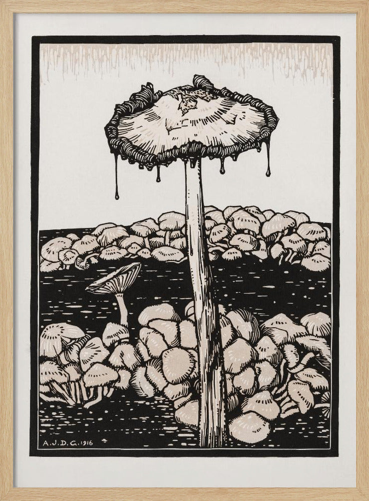 Dripping Mushroom 1916 | Poster