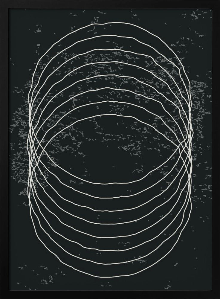 Black and White Circles | Poster