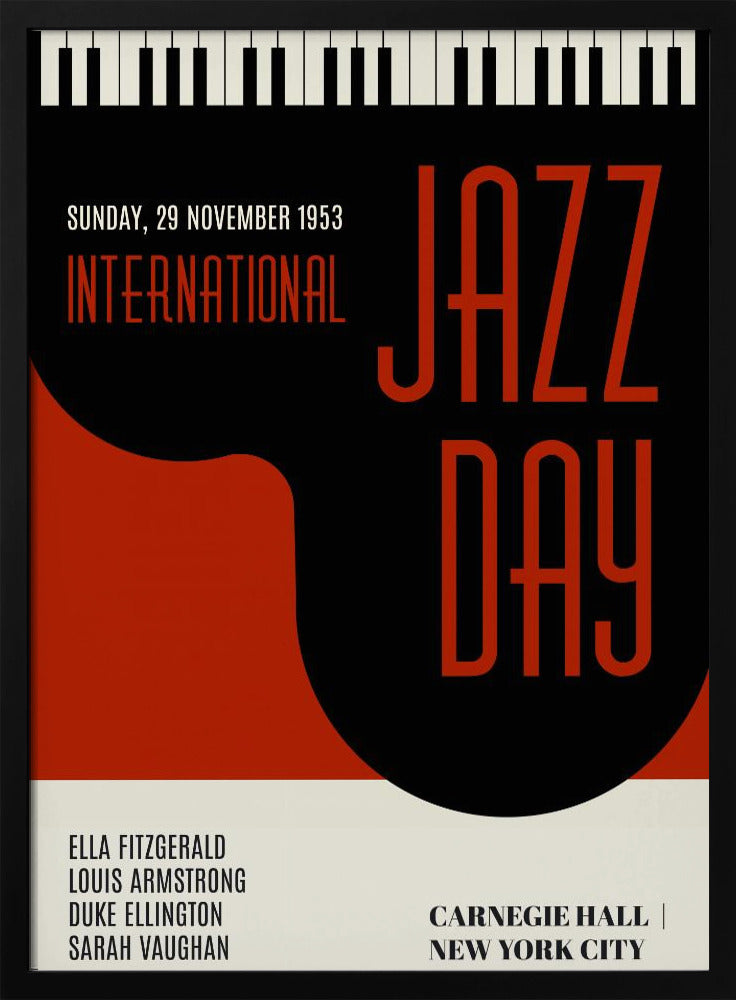 Jazzy Days   Dark Red | Poster