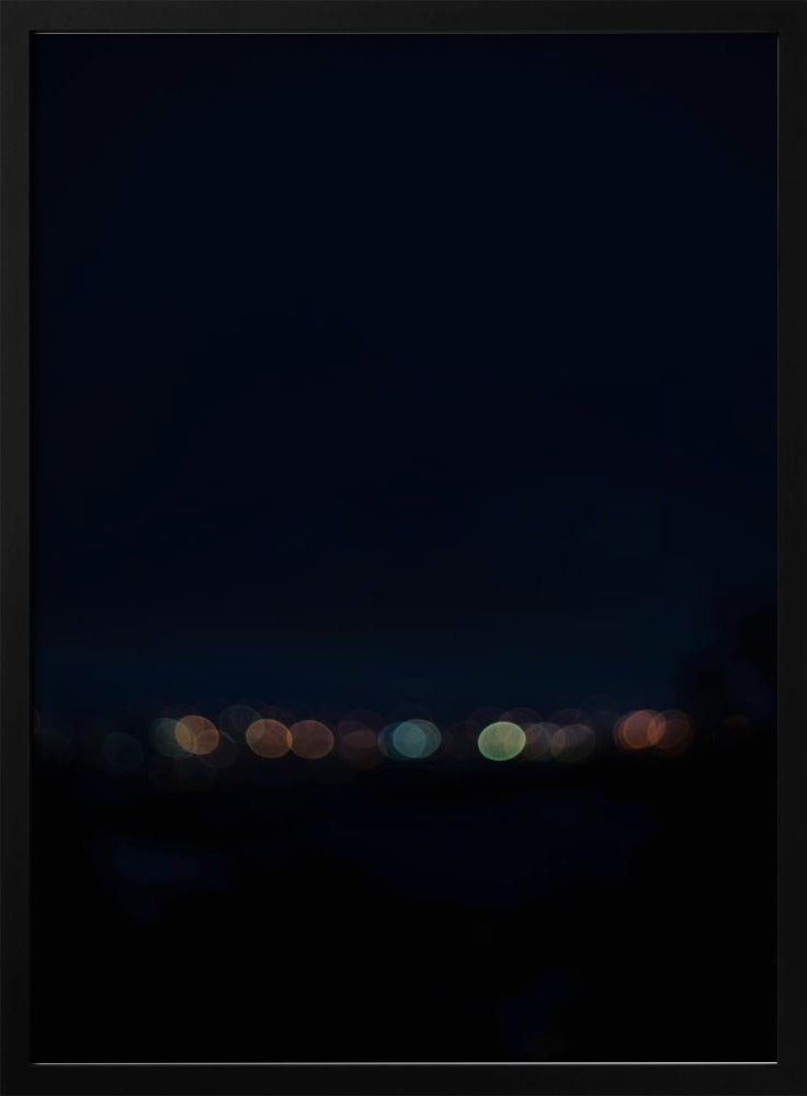 Blurred Night Lights | Poster