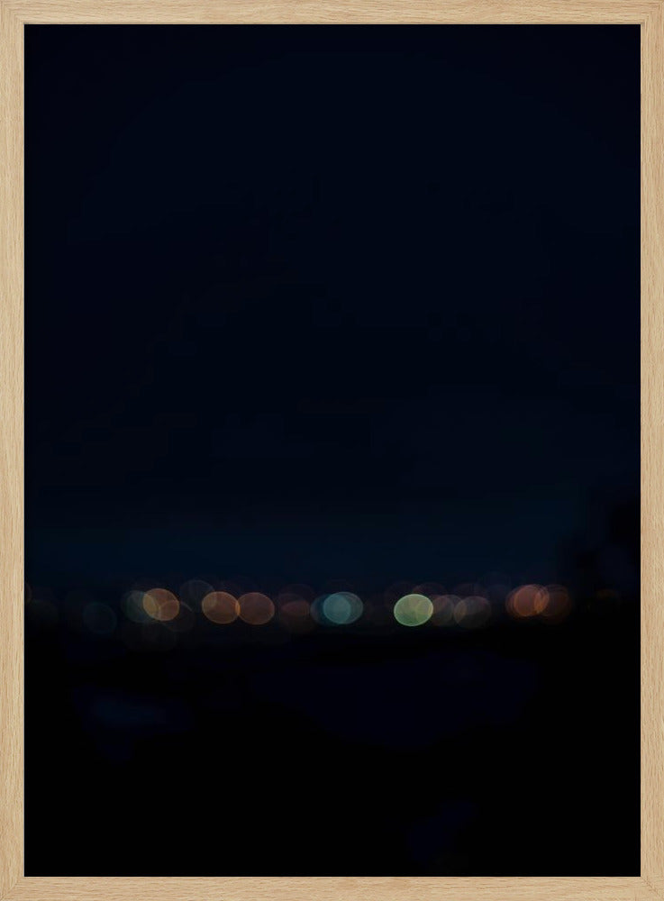 Blurred Night Lights | Poster