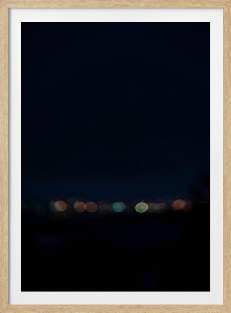 Blurred Night Lights | Poster