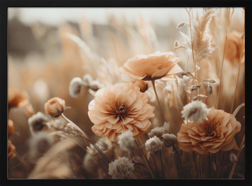 Golden Blossom Glow | Poster