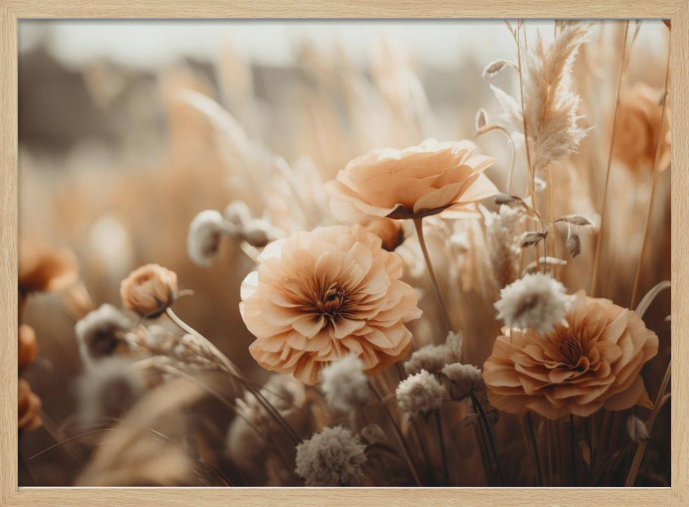 Golden Blossom Glow | Poster