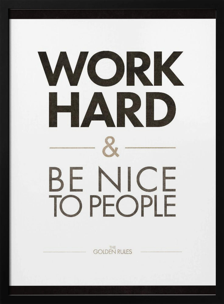 Golden Life Rules | Poster