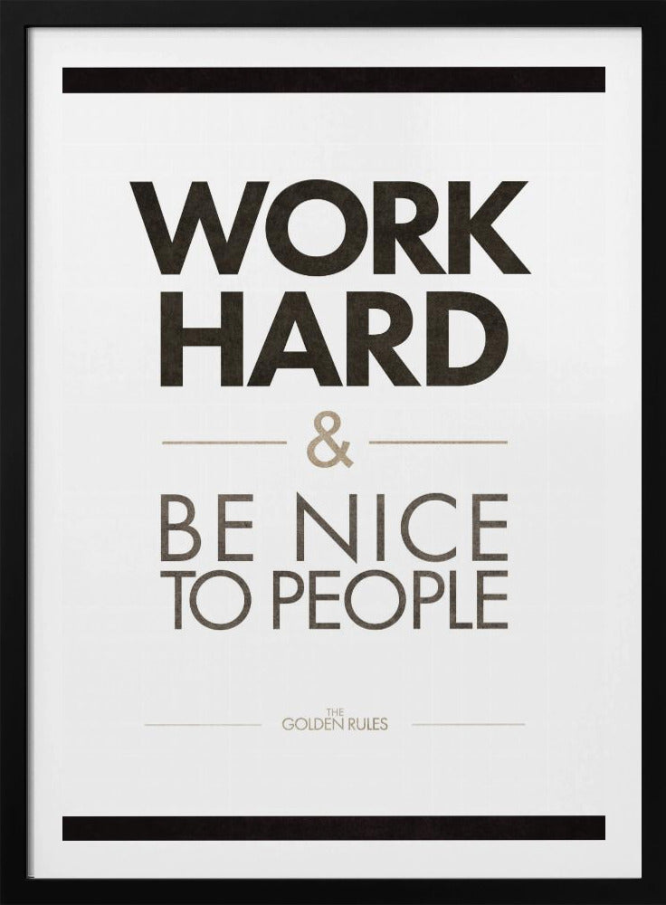 Golden Life Rules | Poster