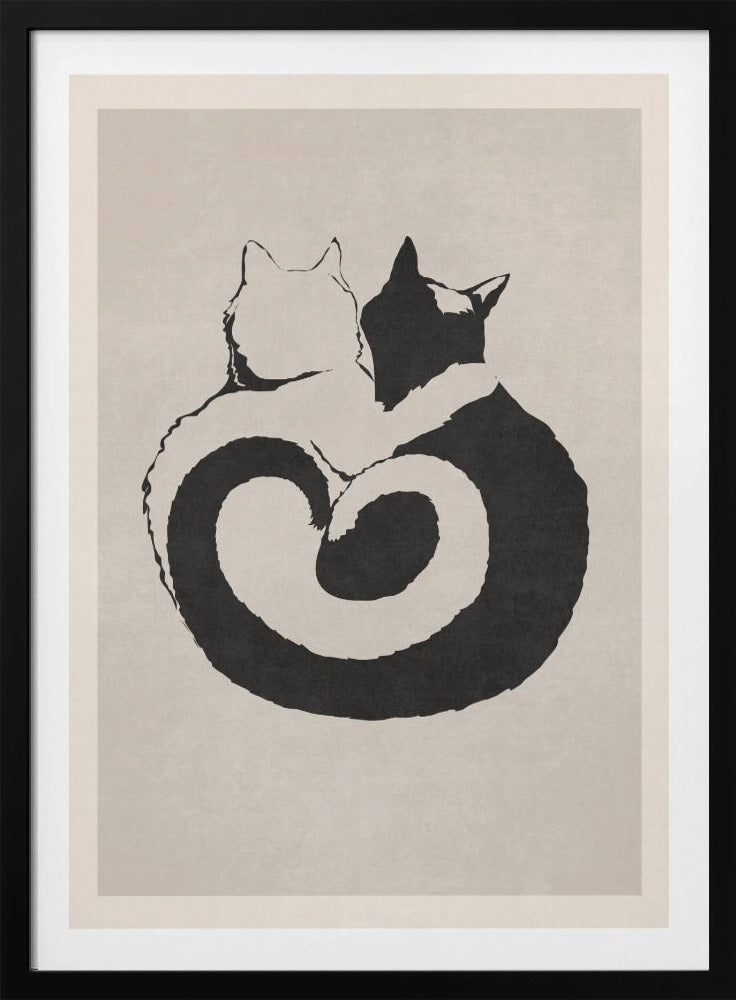 Feline Yin Yang | Poster