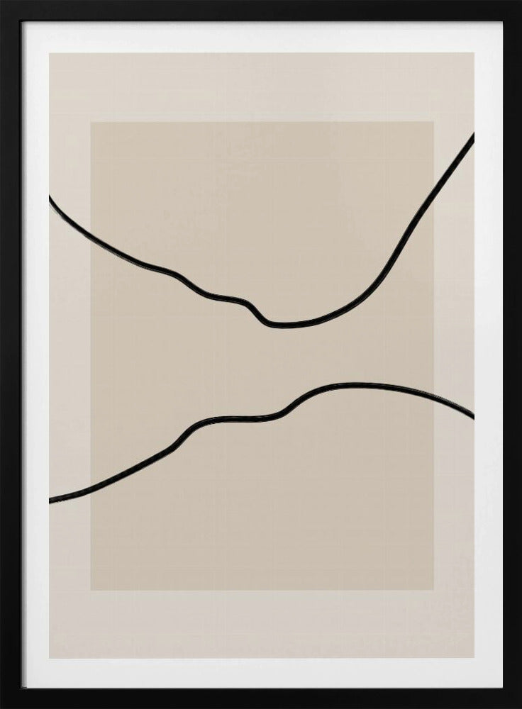 Soft Abstract Lines Art | Poster