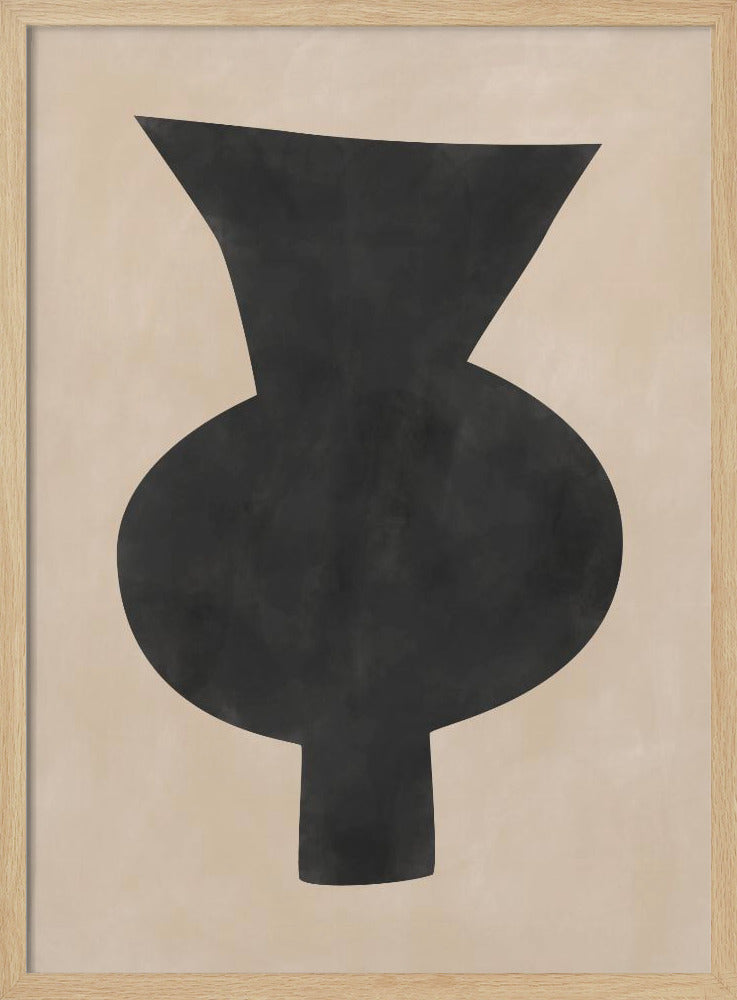 Abstract Vase Silhouette | Poster
