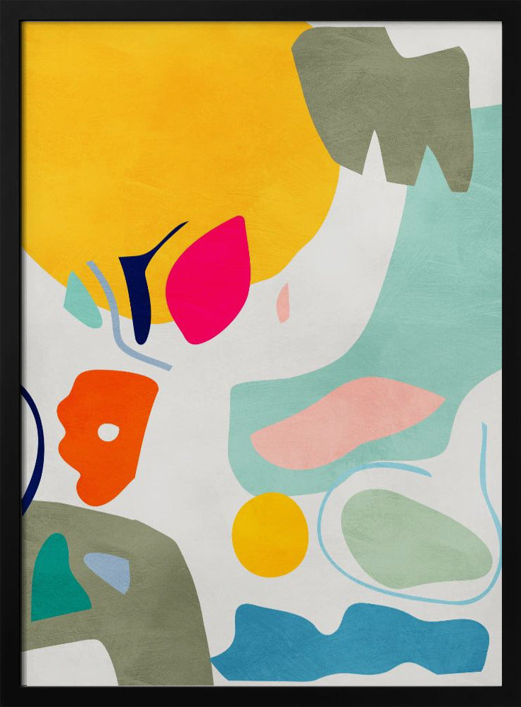 Landscape inspired cut out | Poster