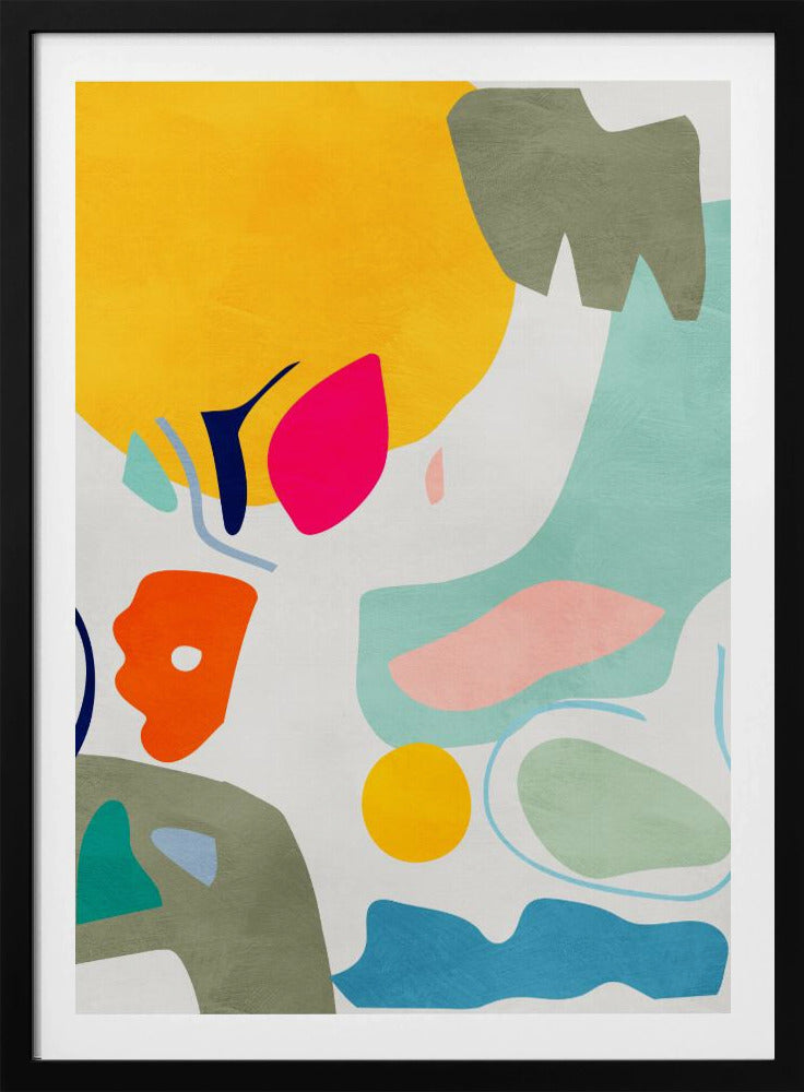 Landscape inspired cut out | Poster