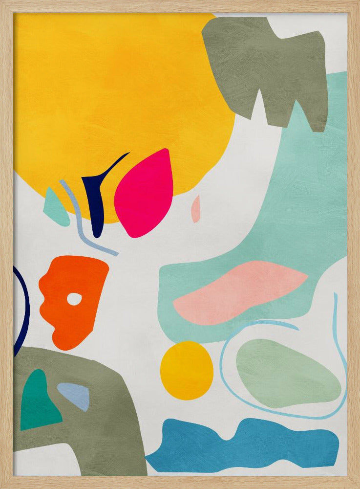 Landscape inspired cut out | Poster