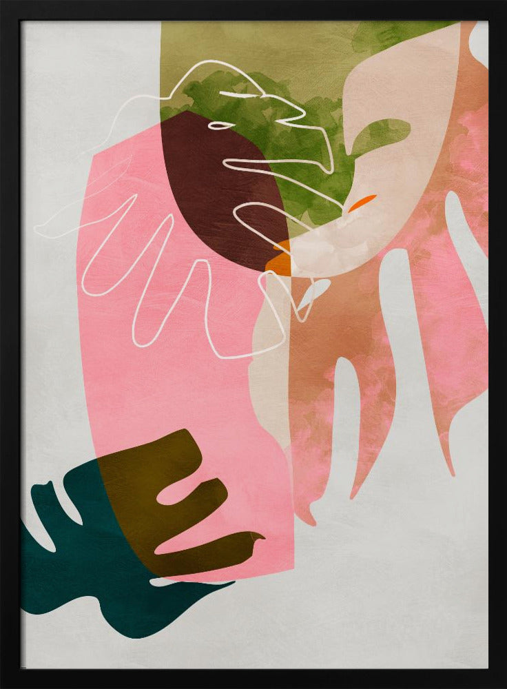 Leaves cut out | Poster