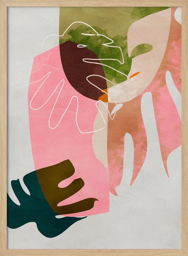 Leaves cut out | Poster