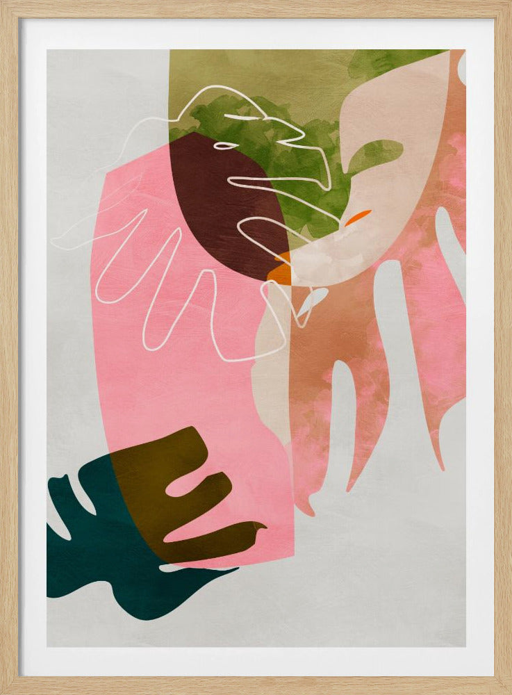 Leaves cut out | Poster