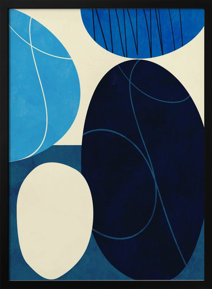 Shapes Play3 3blue | Poster