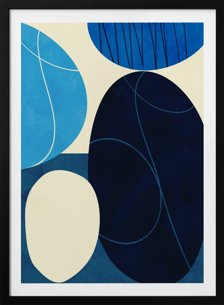 Shapes Play3 3blue | Poster