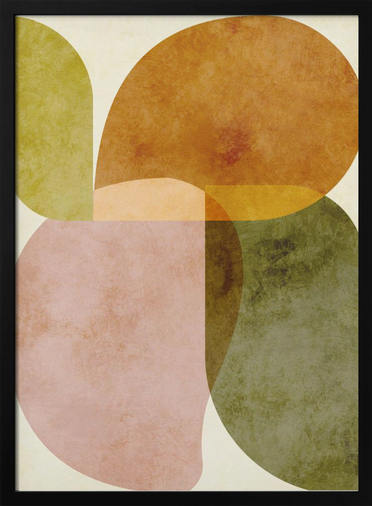 Aqua Shapes2 Kopie | Poster