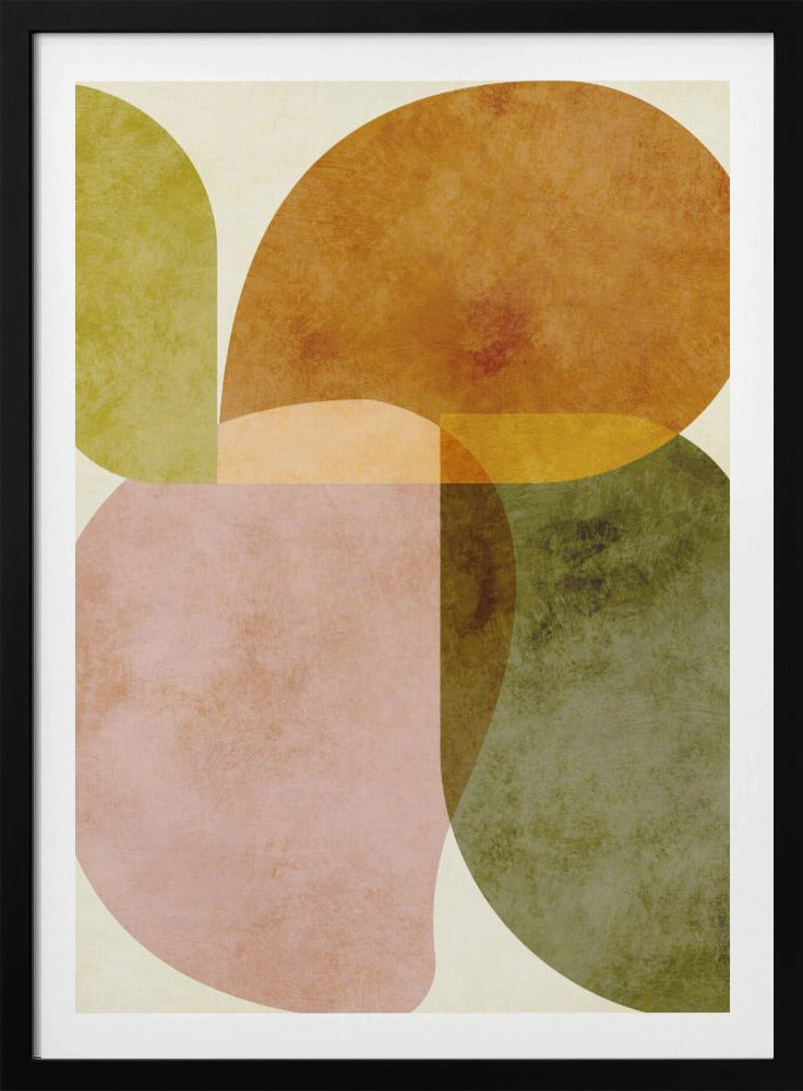 Aqua Shapes2 Kopie | Poster