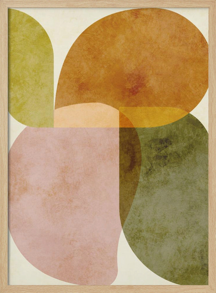 Aqua Shapes2 Kopie | Poster