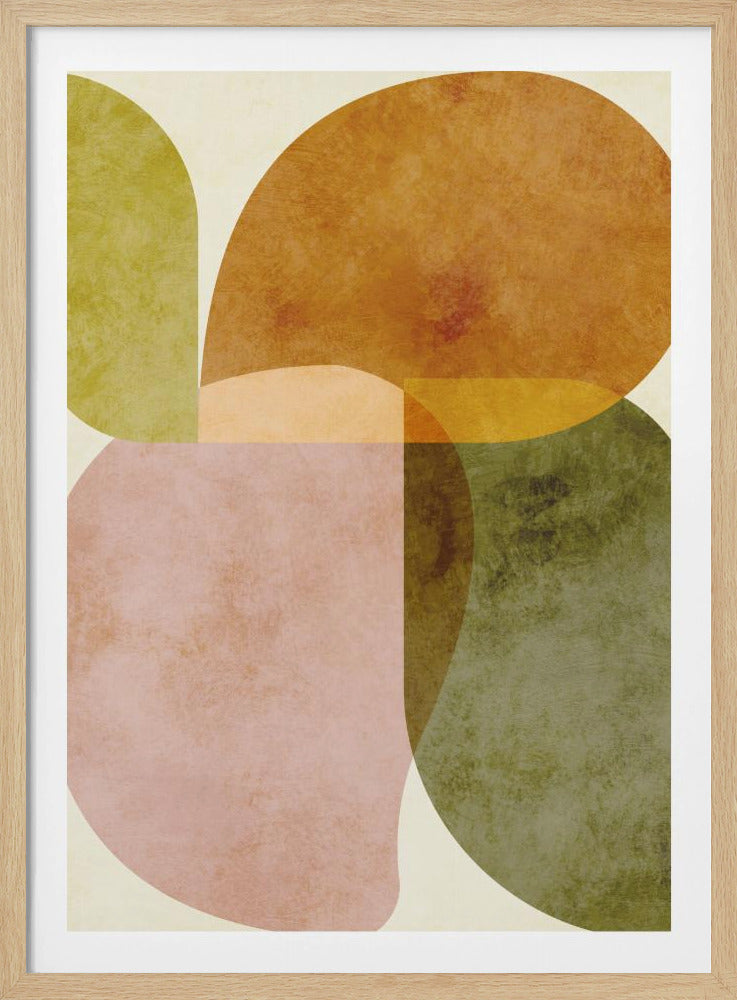 Aqua Shapes2 Kopie | Poster