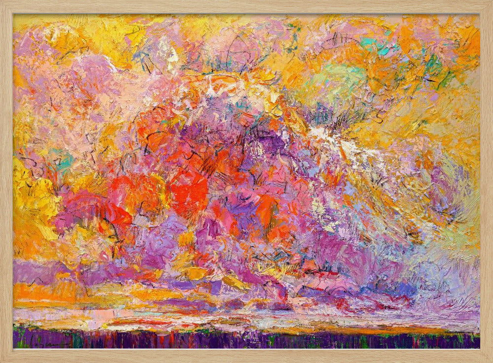 Expressionist Colorful Abstract | Poster