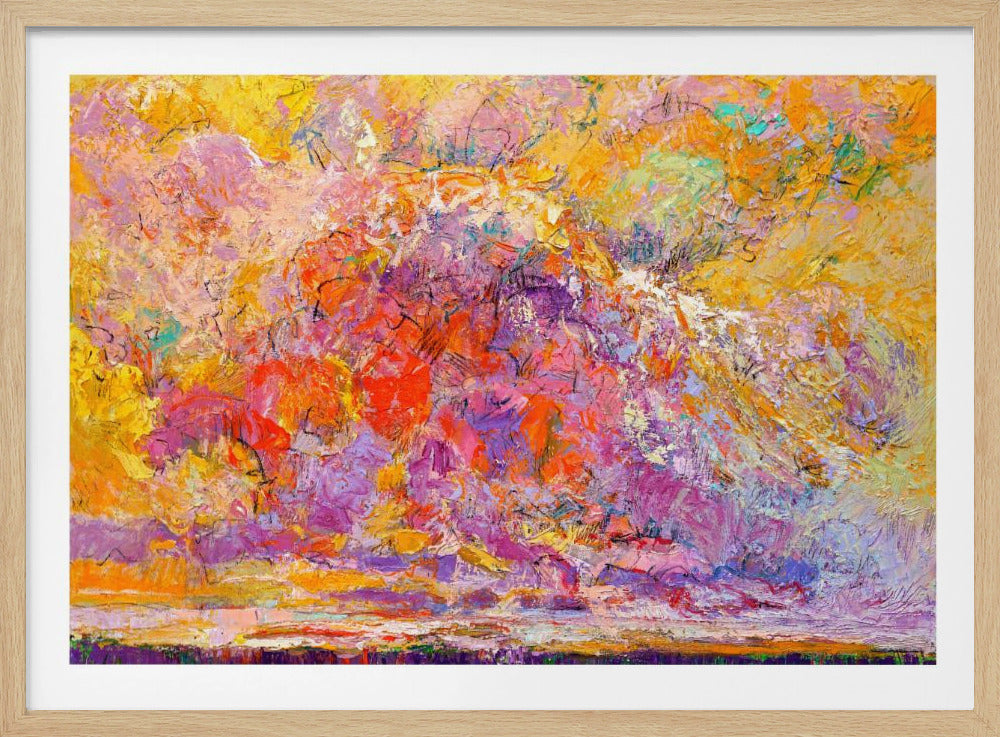 Expressionist Colorful Abstract | Poster