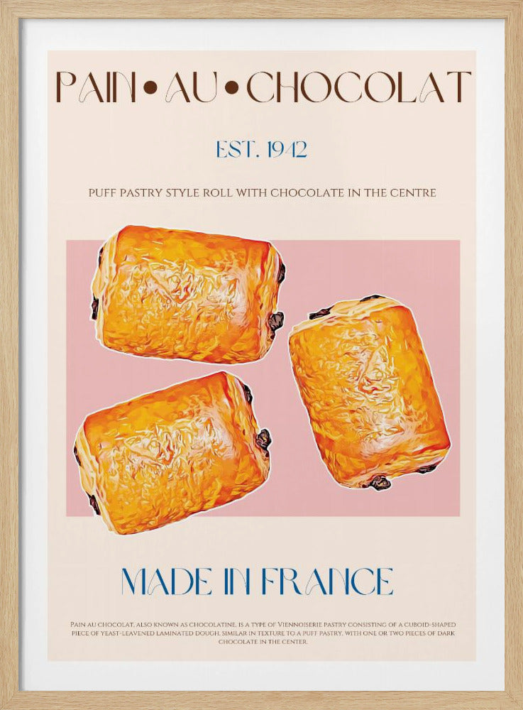Pain Au Chocolat Delight | Poster
