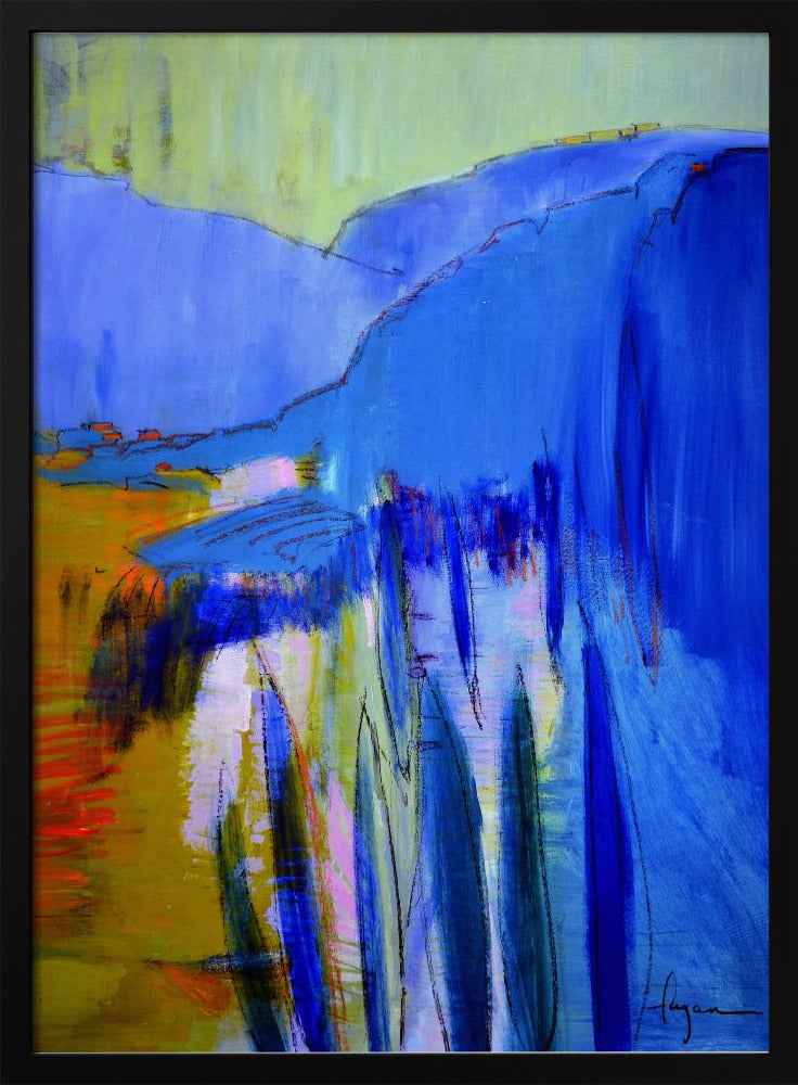 Blue Cascade Dreams | Poster