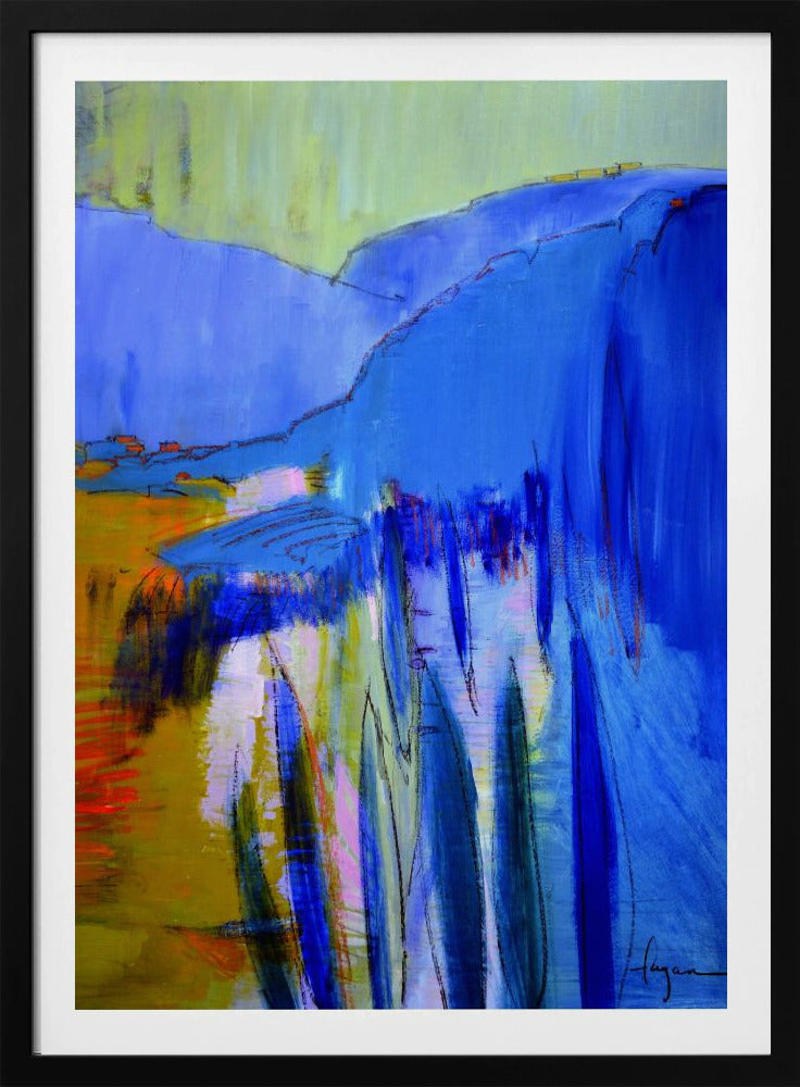 Blue Cascade Dreams | Poster