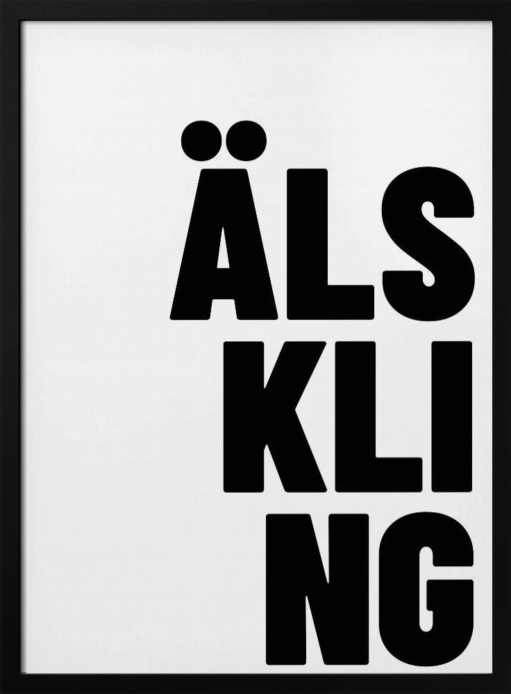 Bold Letters of Love | Poster