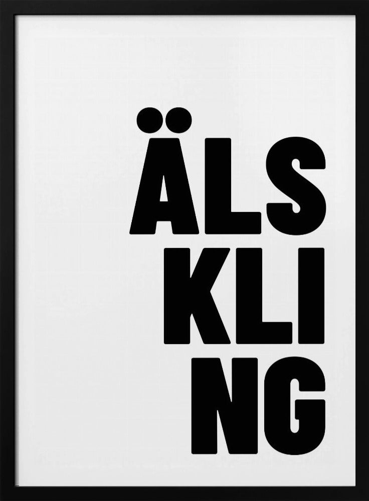 Bold Letters of Love | Poster