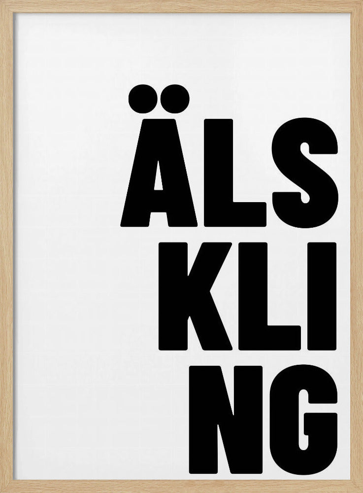 Bold Letters of Love | Poster