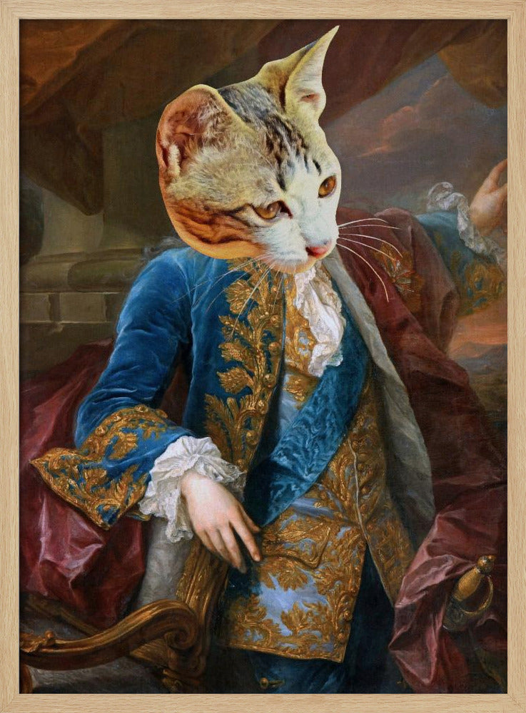 Regal Feline Pose | Poster