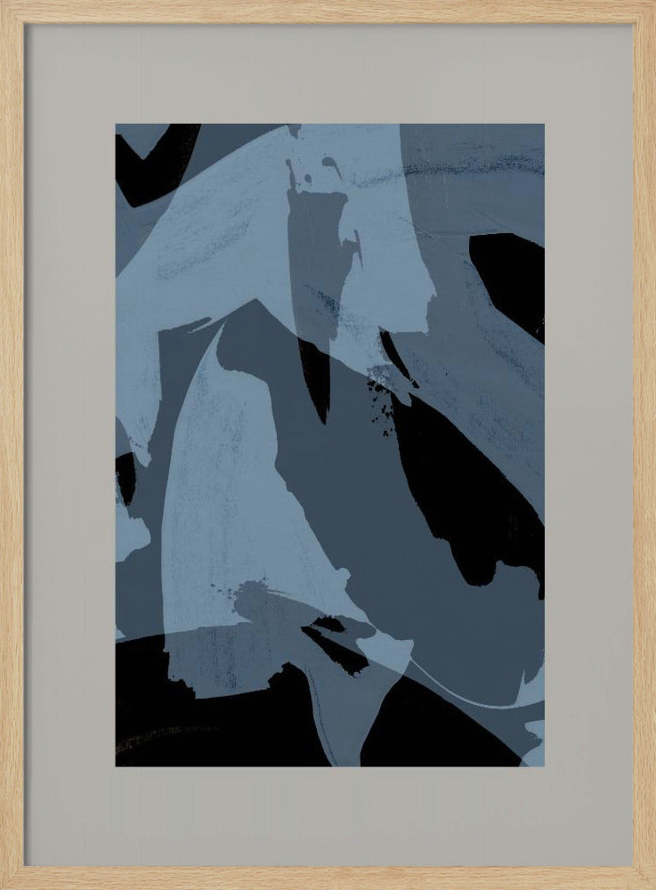 Abstract Brush Strokes 60Y | Poster