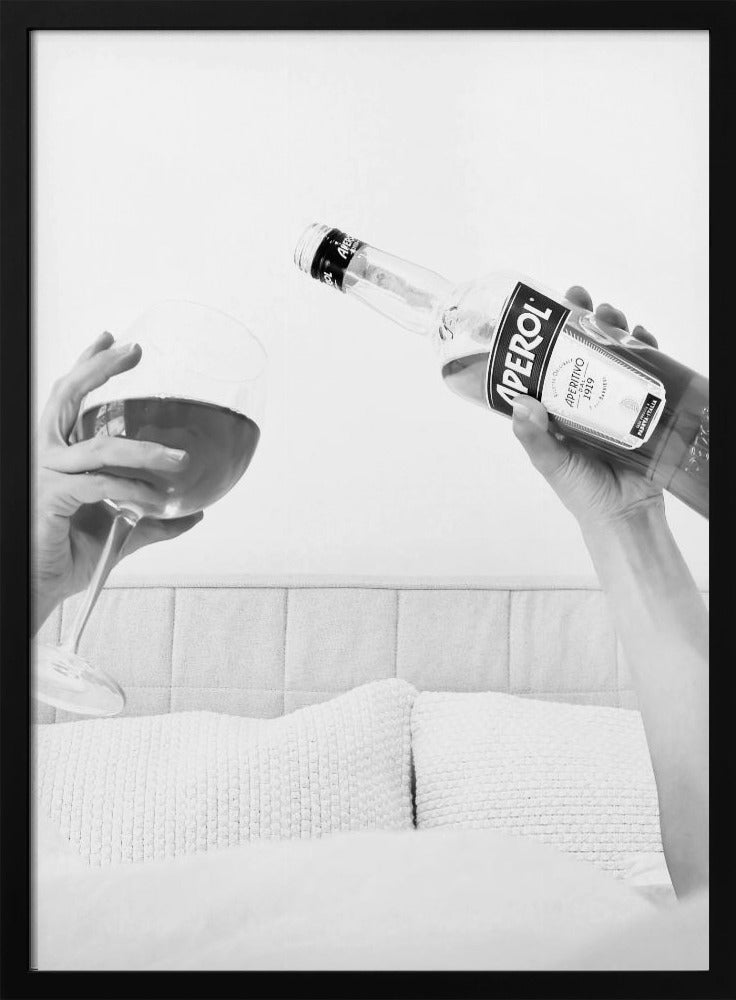 Aperol In Bed Close | Poster