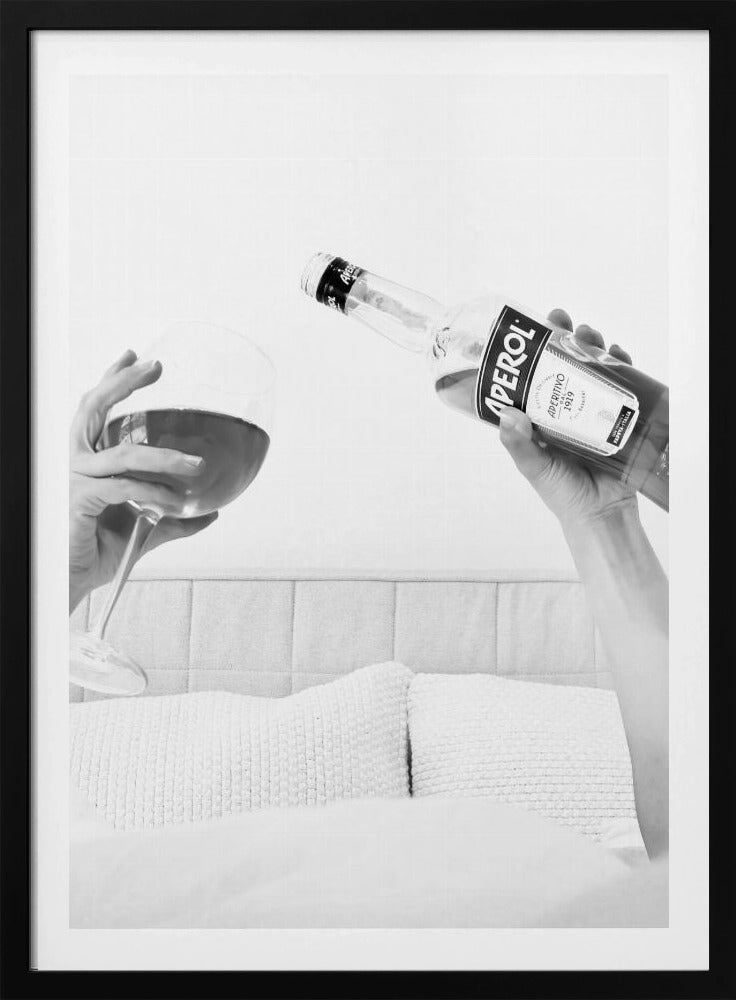 Aperol In Bed Close | Poster