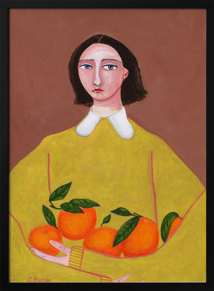 Lady with Oranges | Poster