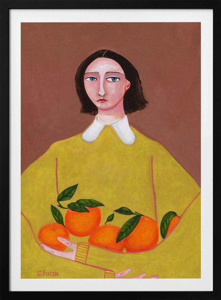 Lady with Oranges | Poster